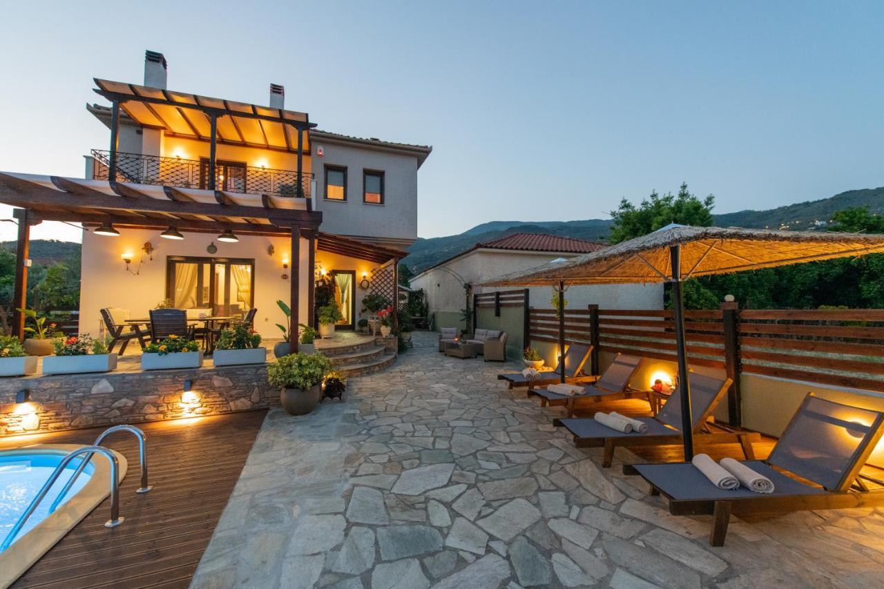 Villa Filyra Káto Gatzéa Exterior foto